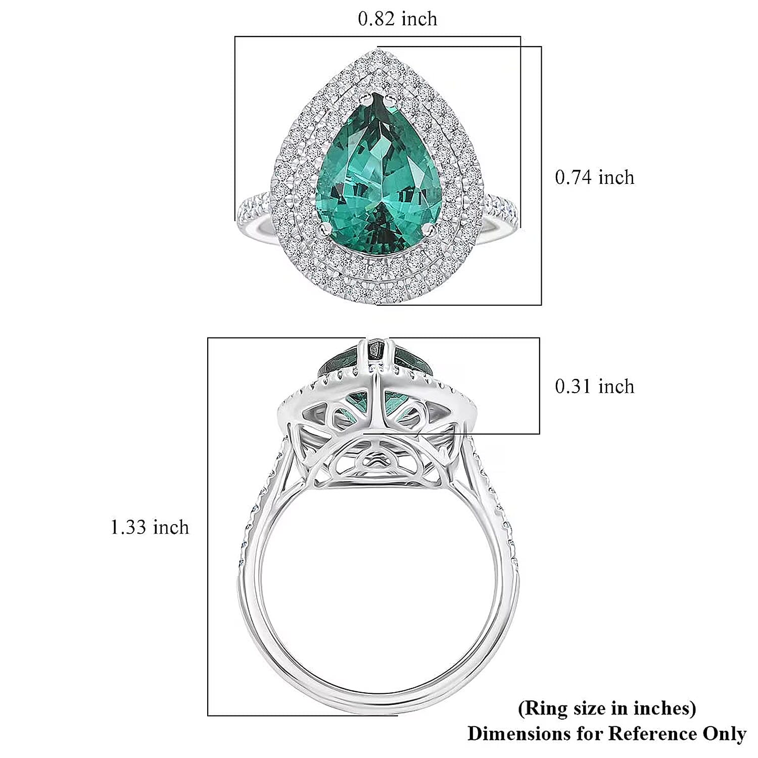 Certified and Appraised Rhapsody AAAA Pirineu Lagoon  Tourmaline, Diamond Ring in 950 Platinum 4.35 ctw (Size 7.5)