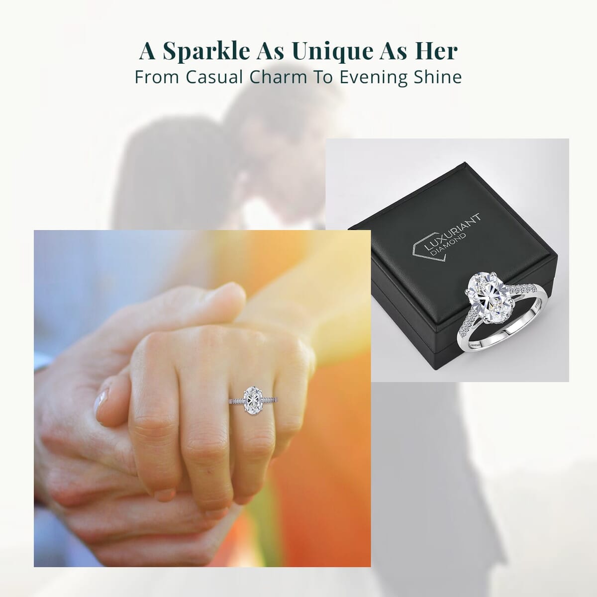 Luxuriant Lab Grown Diamond E-F VS 3.15 ctw Ring in 950 Platinum (Size 10.0) image number 6