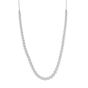 D’Joy Diamond 4.00 ctw Garland of Grace Necklace 18 Inches in Rhodium Over Sterling Silver (Del. in 10-12 Days)