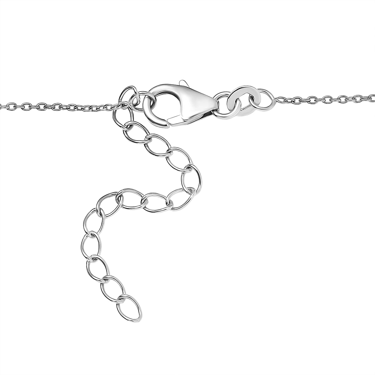 D'Joy Yellow Diamond 4.00 ctw Garland of Grace Necklace 18 Inches in Rhodium Over Sterling Silver image number 4