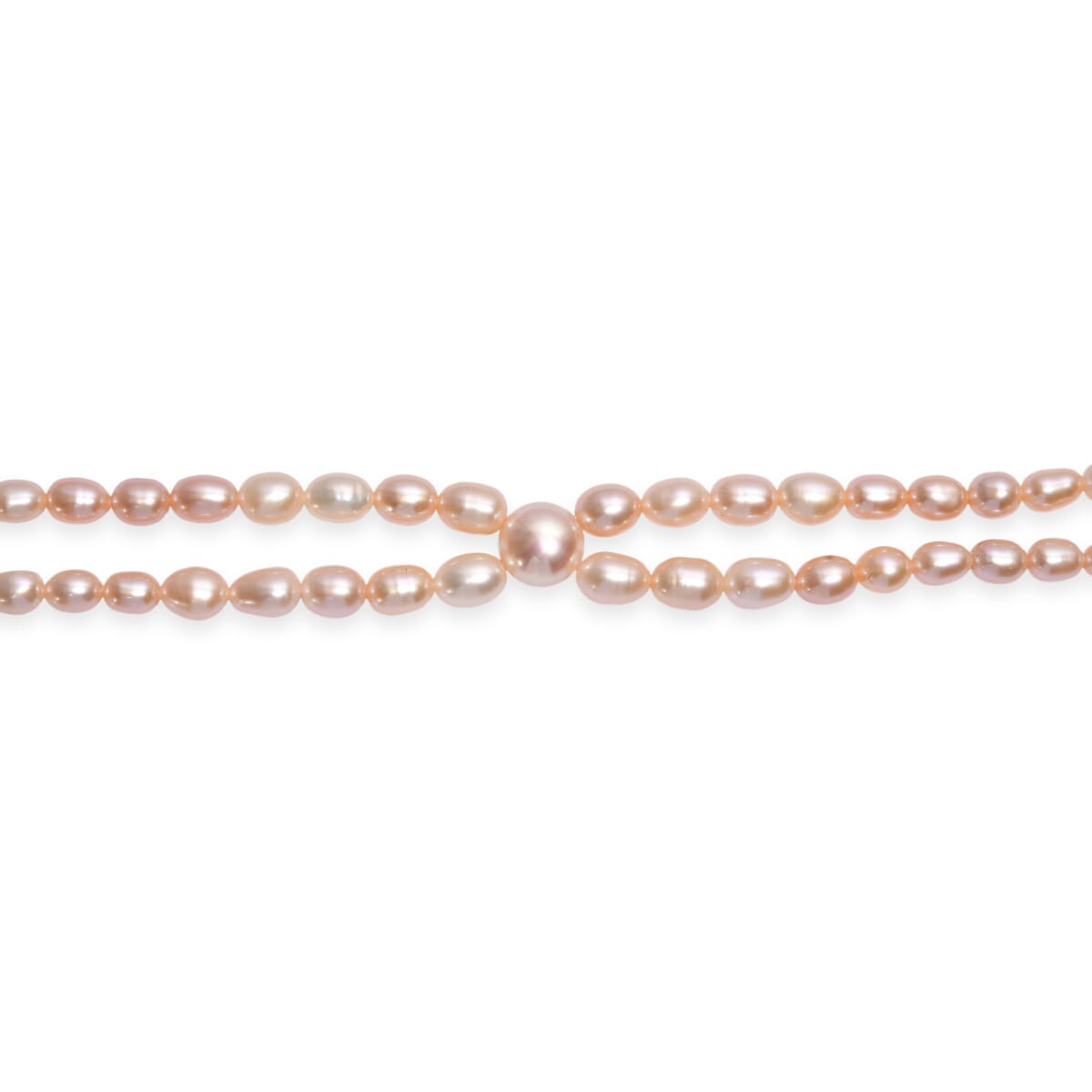 D'Joy Peach Freshwater Pearl Bracelet in 18K Vermeil Yellow Gold Over Sterling Silver (7.25 In) image number 0