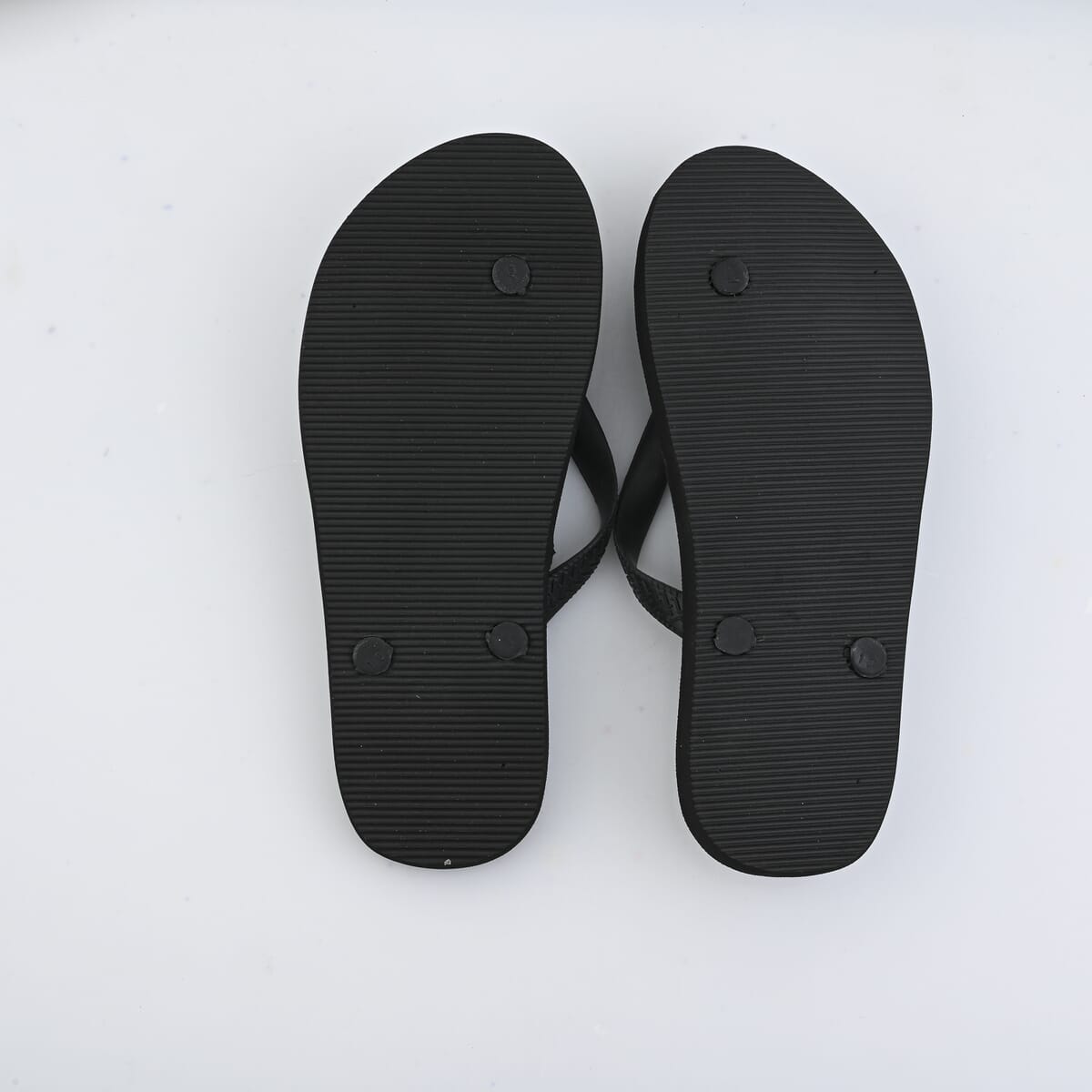 Pedi-Chic Black Flip Flops - XL image number 5