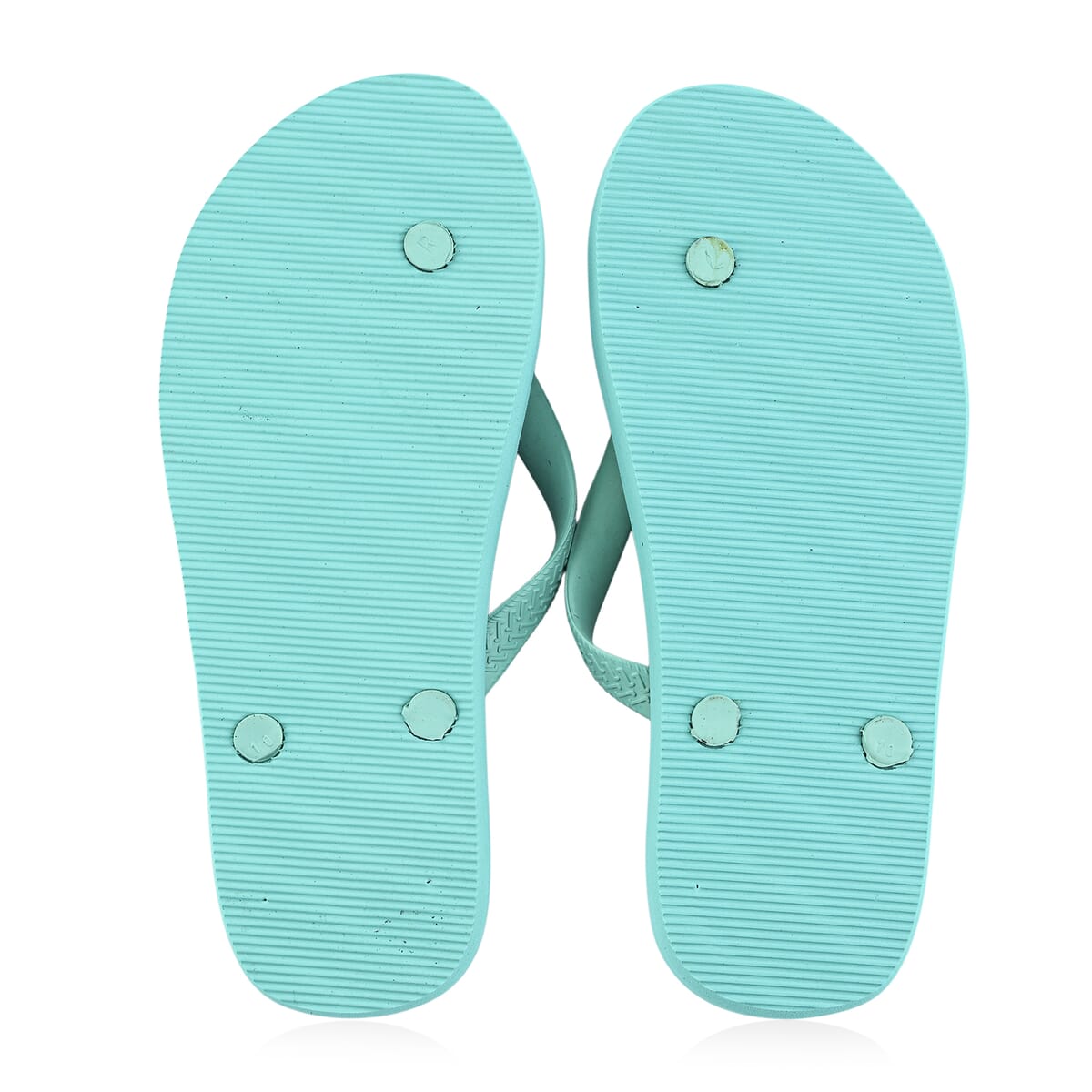 Pedi-Chic Turquoise Flip Flops - XL image number 3