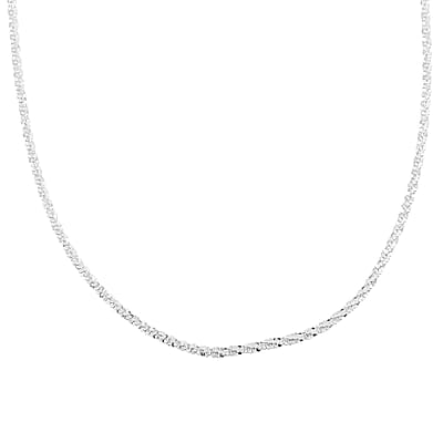 Sterling Silver Chain Necklace with Adjustable Ball 9.7 Grams 24 Inches