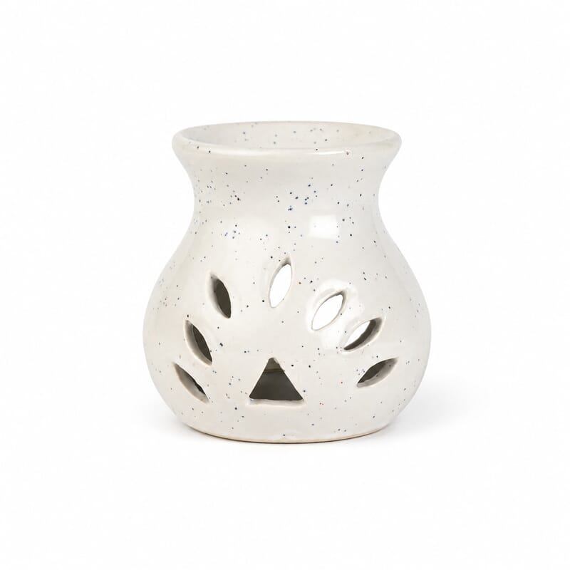 White Ceramic Oil Burner Gift Set