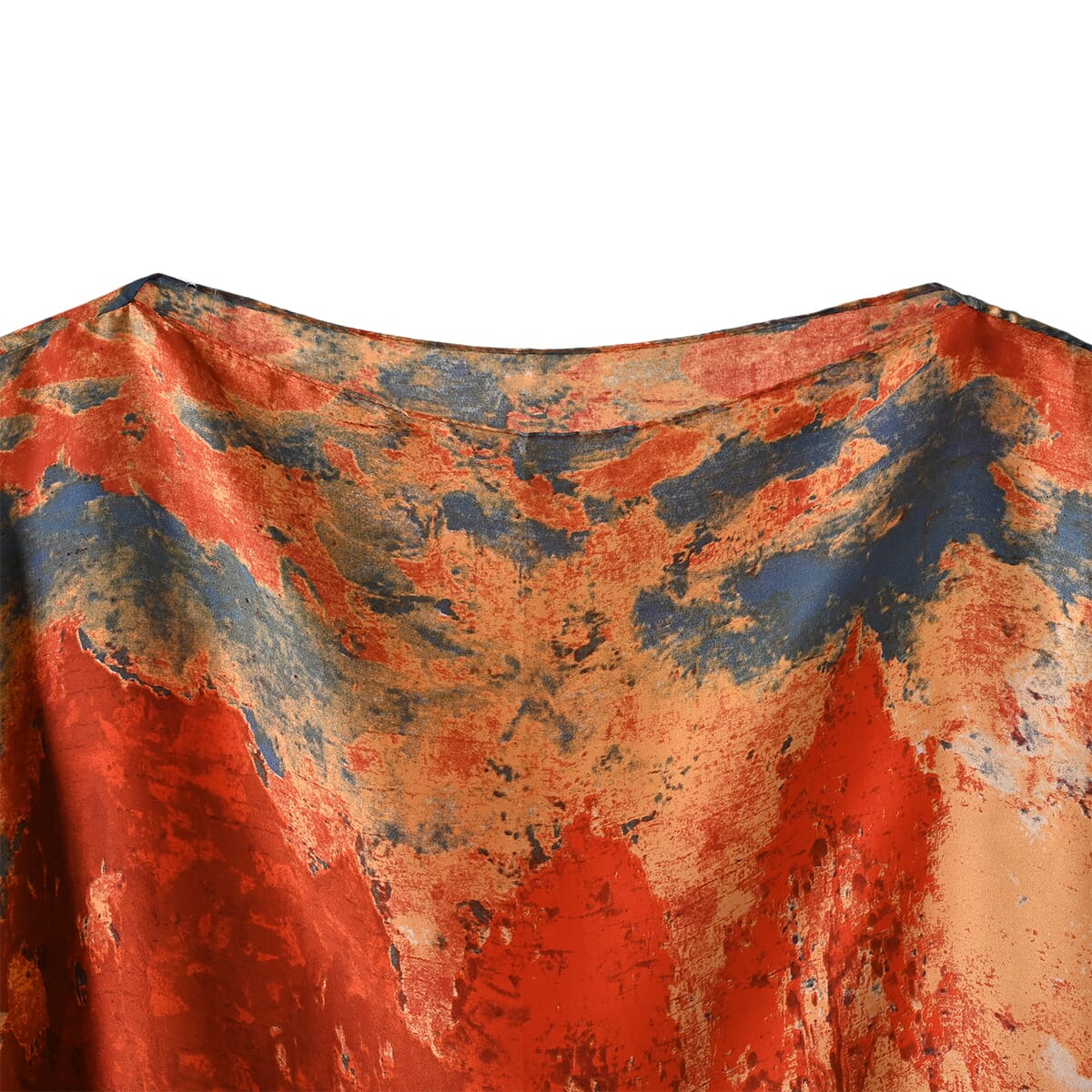 Orange Tree Satin Kaftan - One Size Fits Most image number 3