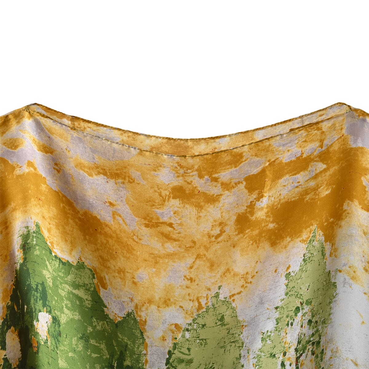 Green Tree Satin Kaftan - One Size Fits Most image number 3