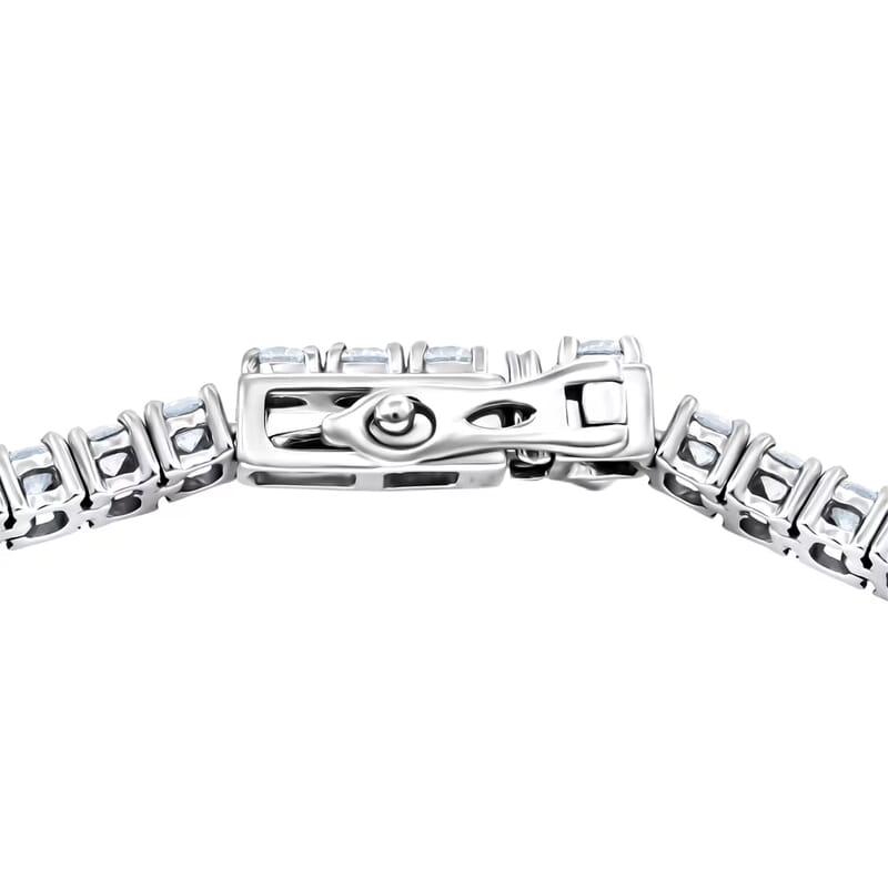 950 Platinum Luxuriant Lab Grown Diamond G VS 4.00 ctw Tennis Bracelet (7.25 In) 12.80 Grams