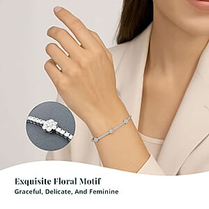 NY CLOSEOUT 950 Platinum Luxuriant Lab Grown Diamond (VVS - EF) Bracelet (13.35 g) (7.25 In) 5.25 ctw