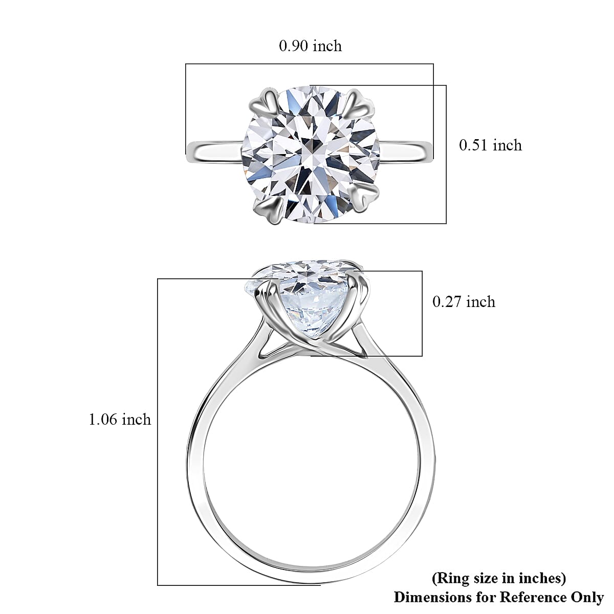 IGI Certified Luxuriant Lab Grown Diamond G VS and Lab Grown Blue Diamond (IR) 5.00 ctw Ring in 950 Platinum (Size 9.0) image number 5