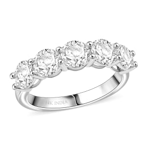 Vegas Closeout Luxuriant Lab Grown Diamond G VS 2.50 ctw Ring in 14K White Gold (Size 11.0)