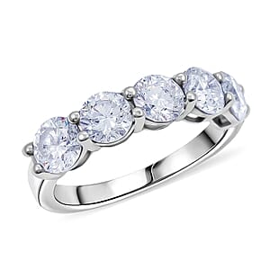 14K White Gold Luxuriant Lab Grown Diamond (G, VS) Ring (Size 11.5) 2.50 ctw