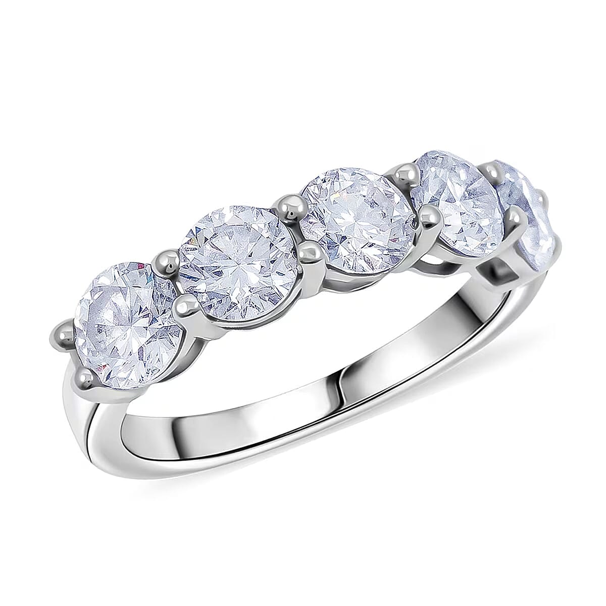 14K White Gold Luxuriant Lab Grown Diamond (G, VS) Ring (Size 12.0) 2.50 ctw image number 0