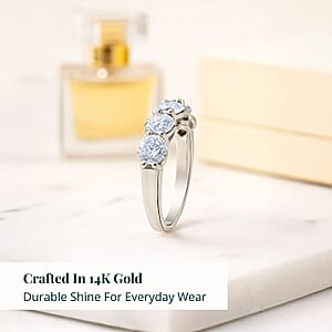 14K White Gold Luxuriant Lab Grown Diamond (G, VS) Ring (Size 12.0) 2.50 ctw