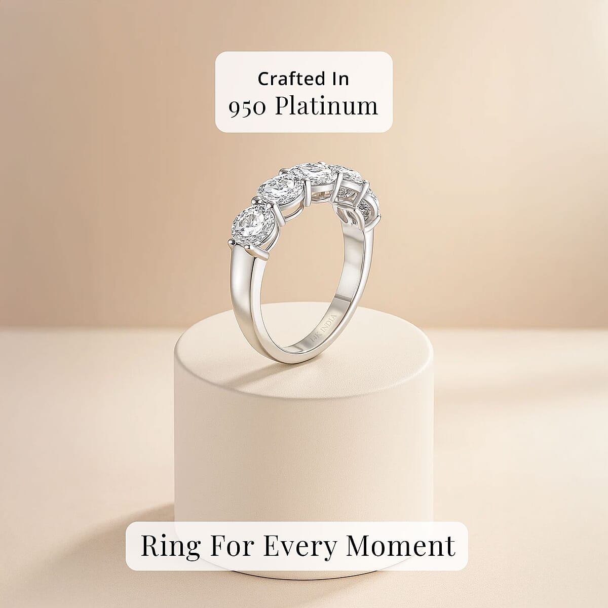 Luxuriant Lab Grown Diamond G VS 2.50 ctw Ring in 14K White Gold (Size 6.0) image number 2