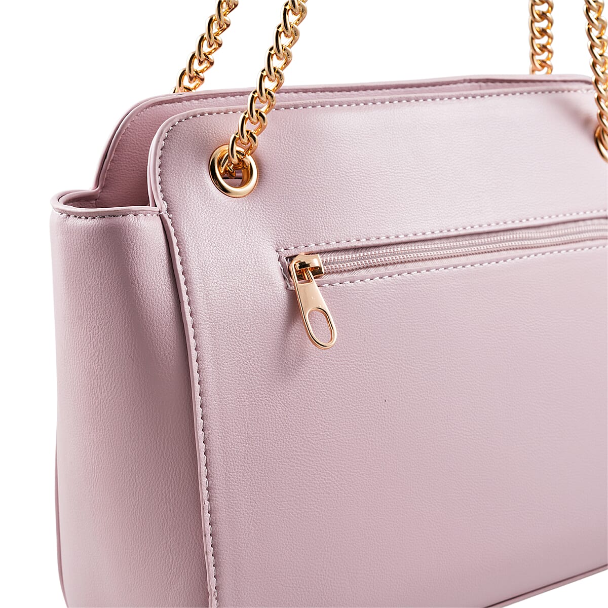 Gloria Vanderbilt Blush Quilted Faux Leather Shoulder Bag image number 2