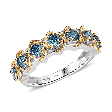 Lab Grown Blue Diamond / 7 - Product card gallery slide 1 (10178133328185)