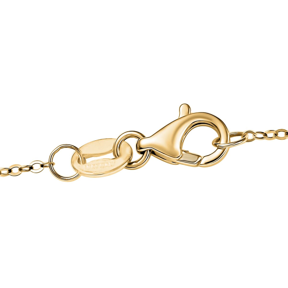 Doorbuster Italian 10K Tri-tone Gold Tricolor Circle Chain Necklace 18-20 Inches 1.06 Grams image number 4