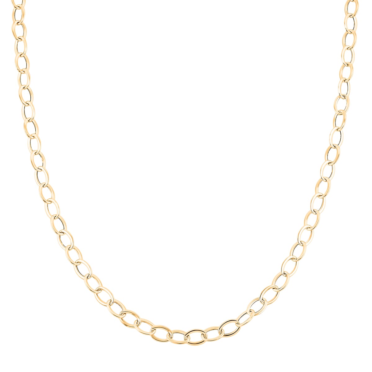 Doorbuster Italian 10K Yellow Gold Giotto Rolor Necklace 18-20 Inches 2.52 Grams image number 2