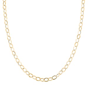 Italian 10K Yellow Gold Giotto Rolor Necklace 18-20 Inches 2.52 Grams
