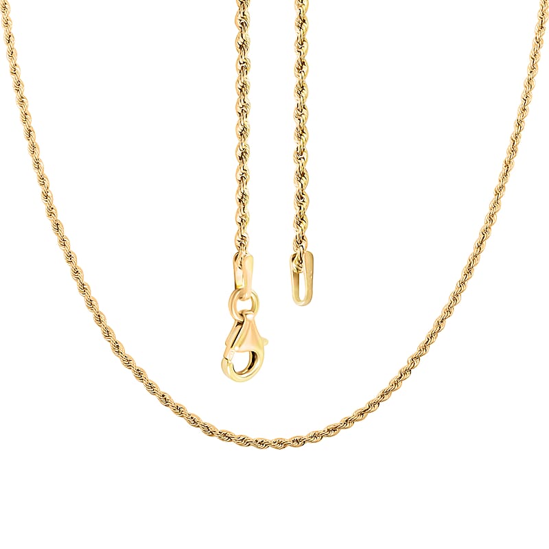 Italian 10K Yellow Gold 1.5mm Velvet Rope Necklace 26 Inches 2.09 Grams