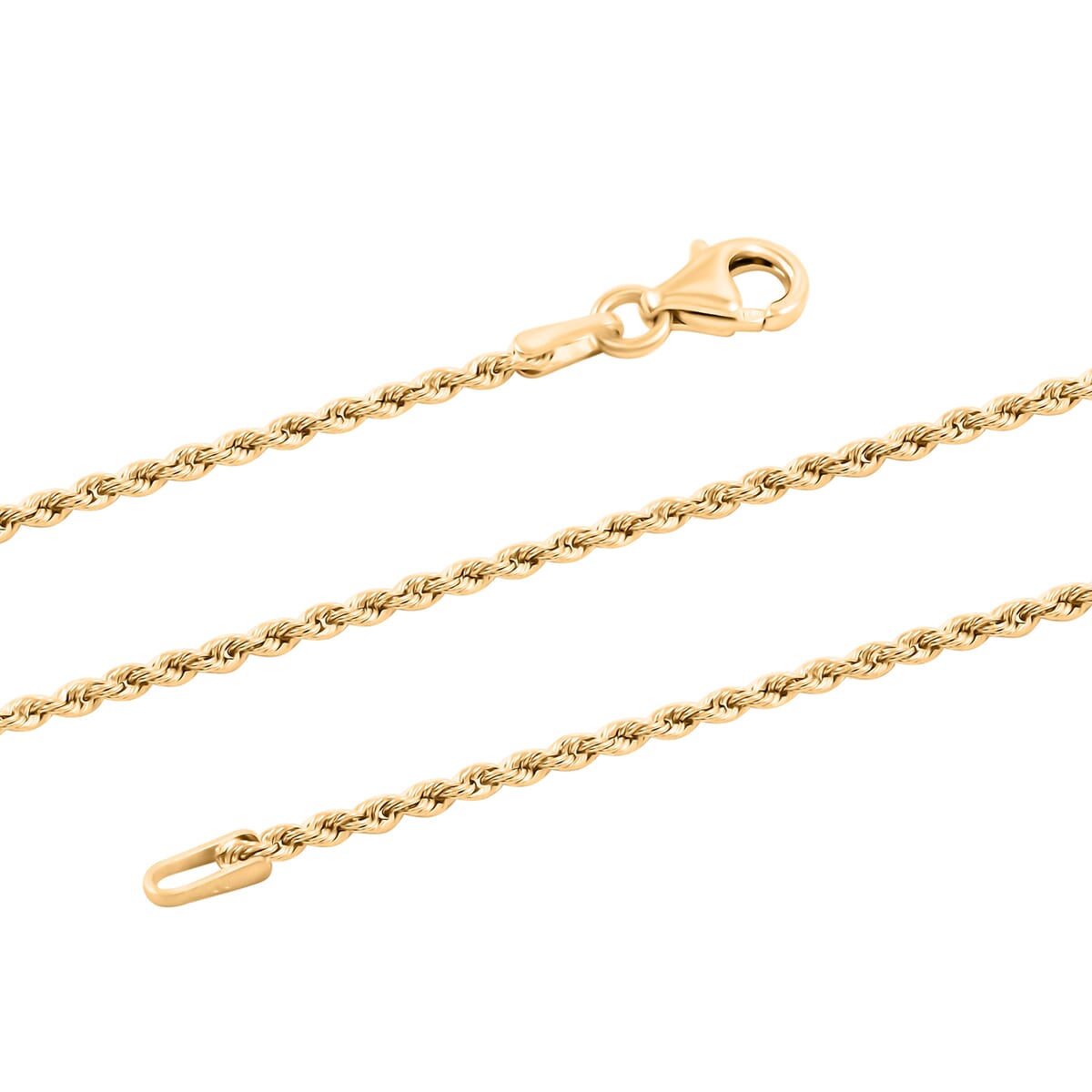 Italian 10K Yellow Gold 1.5mm Velvet Rope Necklace 26 Inches 2.09 Grams image number 3
