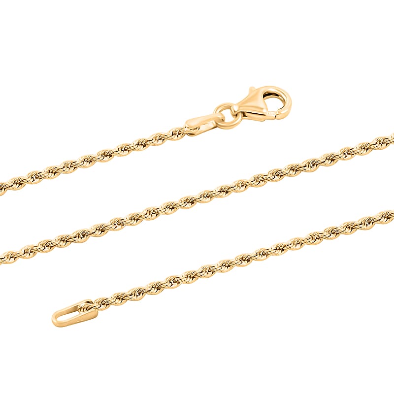 Italian 10K Yellow Gold 1.5mm Velvet Rope Necklace 26 Inches 2.09 Grams