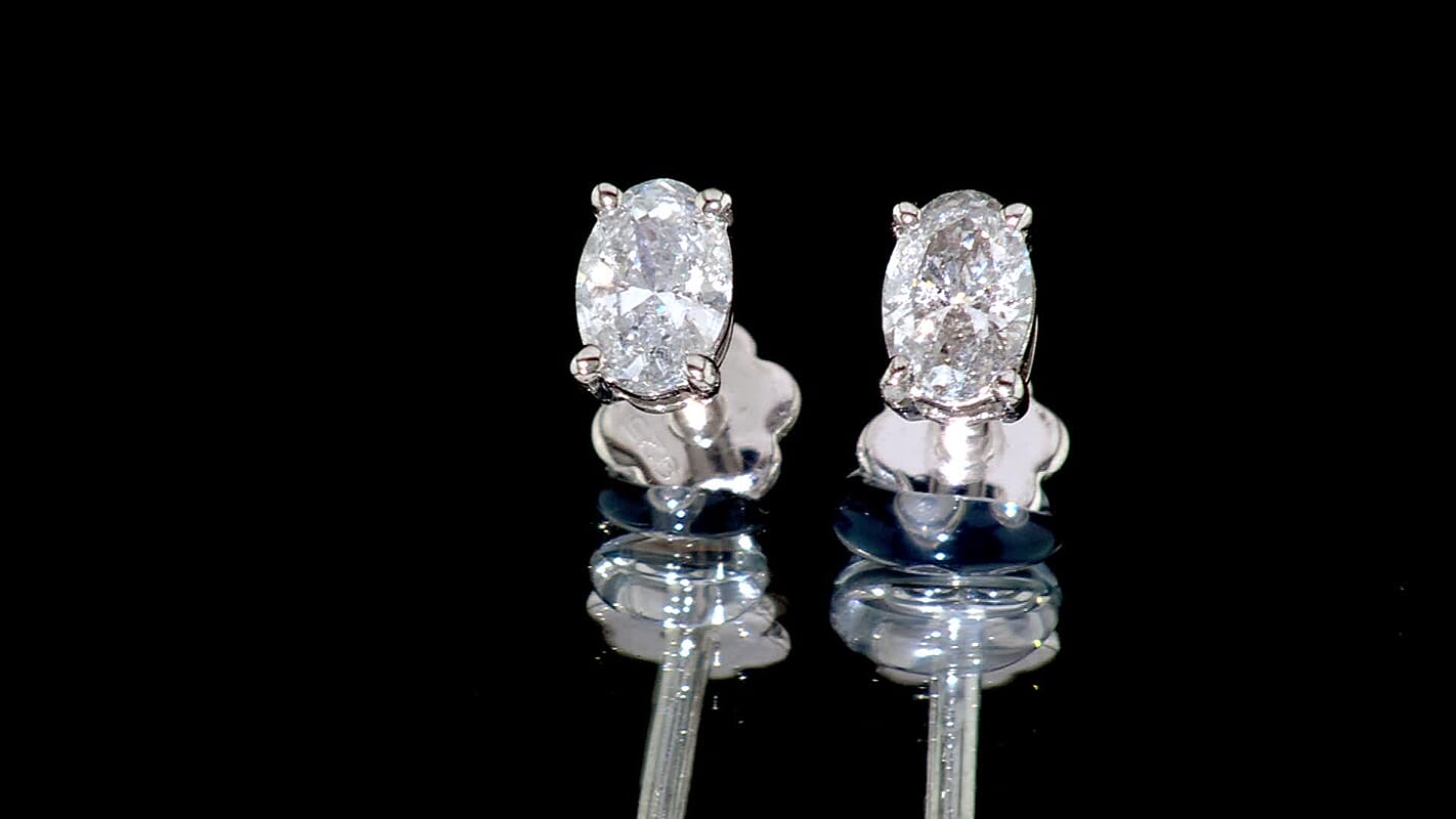 Luxuriant Lab Grown Diamond  Earring in 18K YG VermeilSterling Silver 0.50 ctw