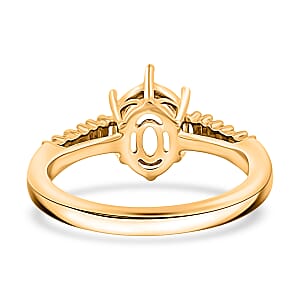 Iliana Mounting Ring in 18K Yellow Gold (Size 8.0) 5.10 Grams