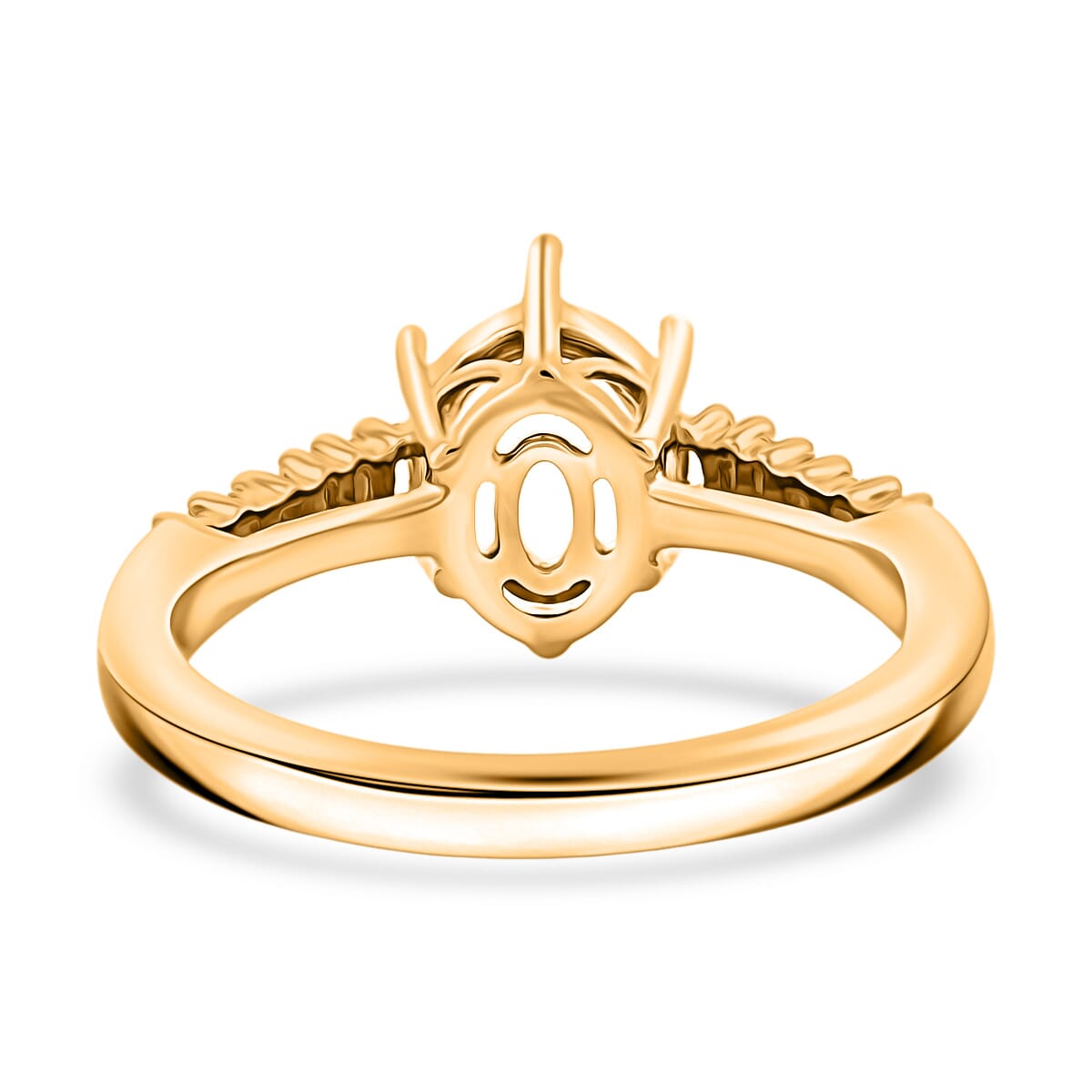 Iliana Mounting Ring in 18K Yellow Gold (Size 9.0) 5.10 Grams image number 2