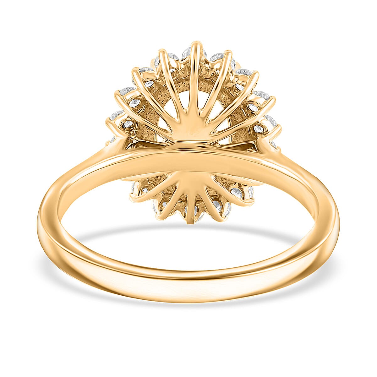 Iliana Mounting Ring in 18K Yellow Gold (Size 6.0) 4.81 Grams image number 2