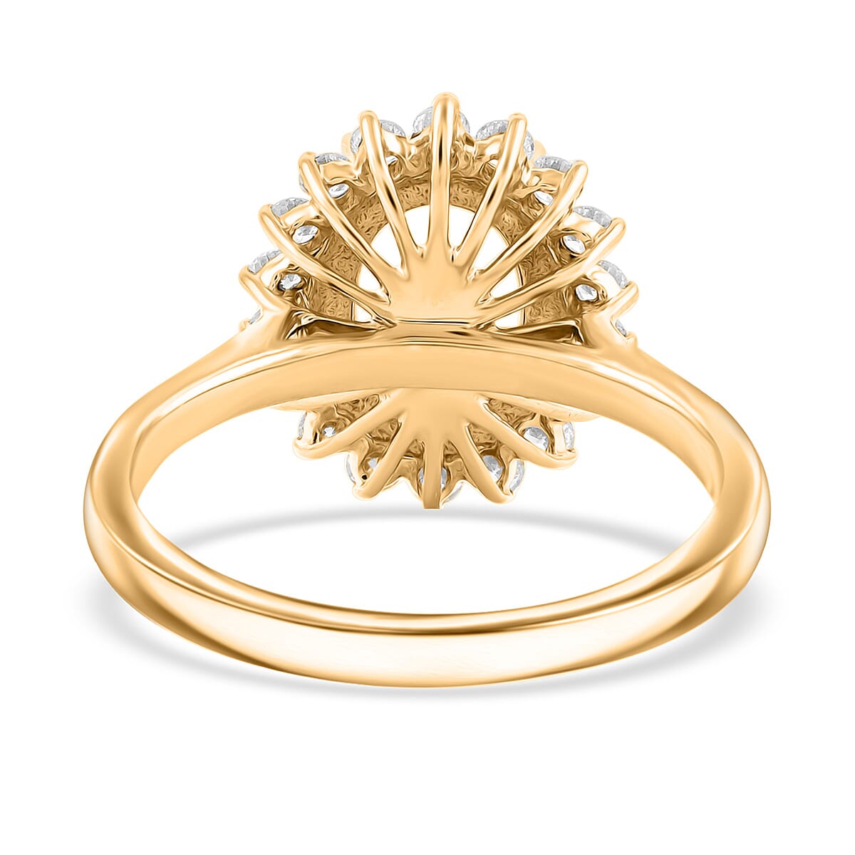 Iliana Mounting Ring in 18K Yellow Gold (Size 9.0) 4.81 Grams image number 2