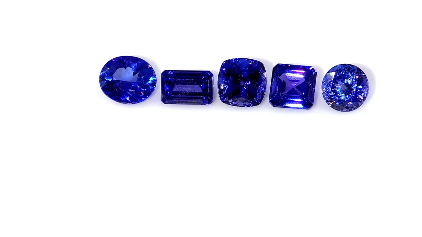 Certified and Appraised AAAA Asscher Cut Tanzanite (Sqr Free Size) with Free Book 7.00 ctw
