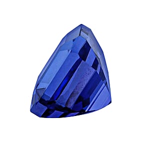 Certified and Appraised AAAA Asscher Cut Tanzanite (Sqr Free Size) 7.00 ctw
