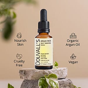 Douvall&rsquo;s Argan Face Self Tanning Drops (1.1oz) Light/Medium