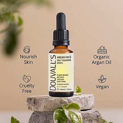 Douvallâ€™s Argan Face Self Tanning Drops