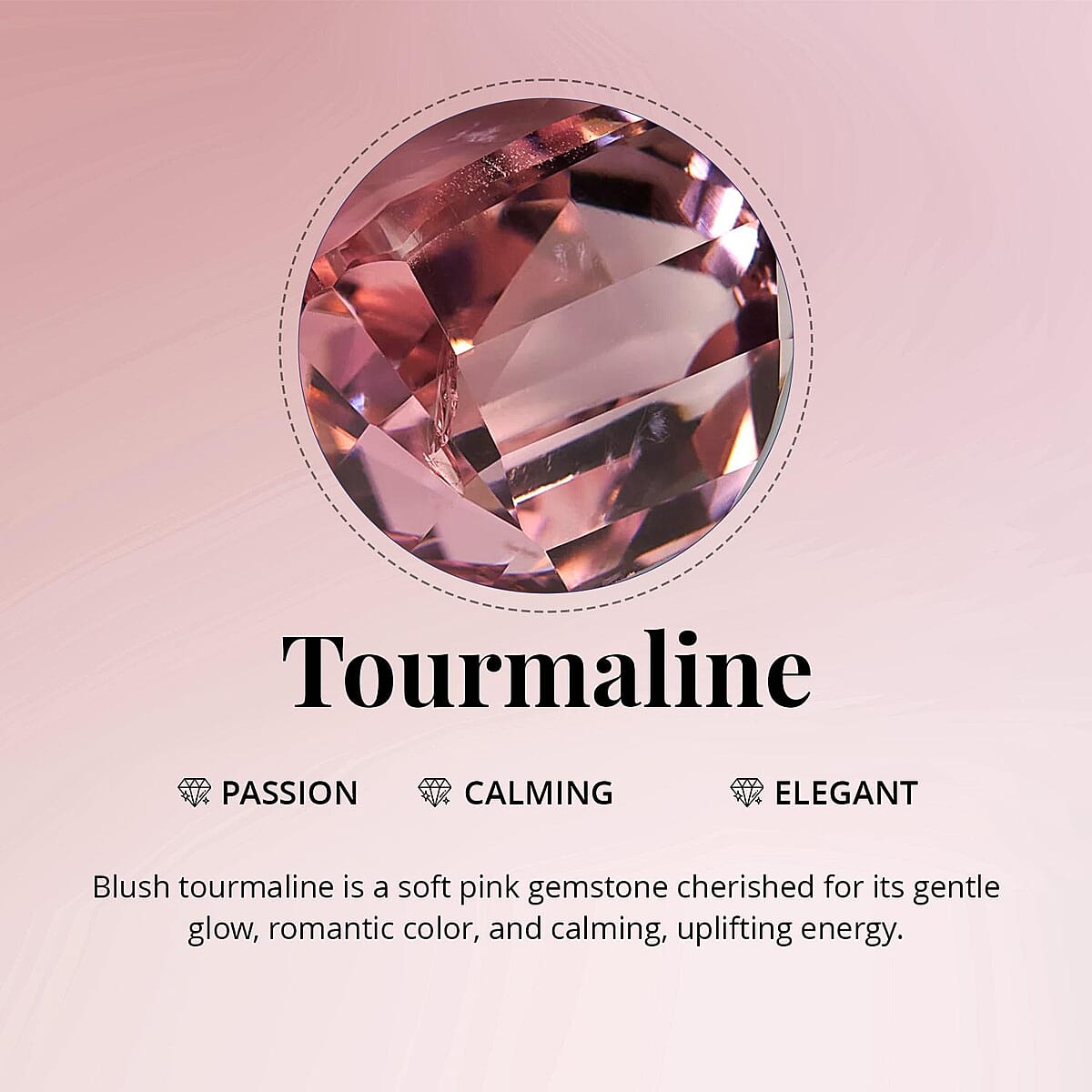D'Joy Premium Blush Tourmaline and Multi Gemstone 1.30 ctw Floral Glint Ring in 18K Vermeil Rose Gold Over Sterling Silver (Size 7.0) image number 3