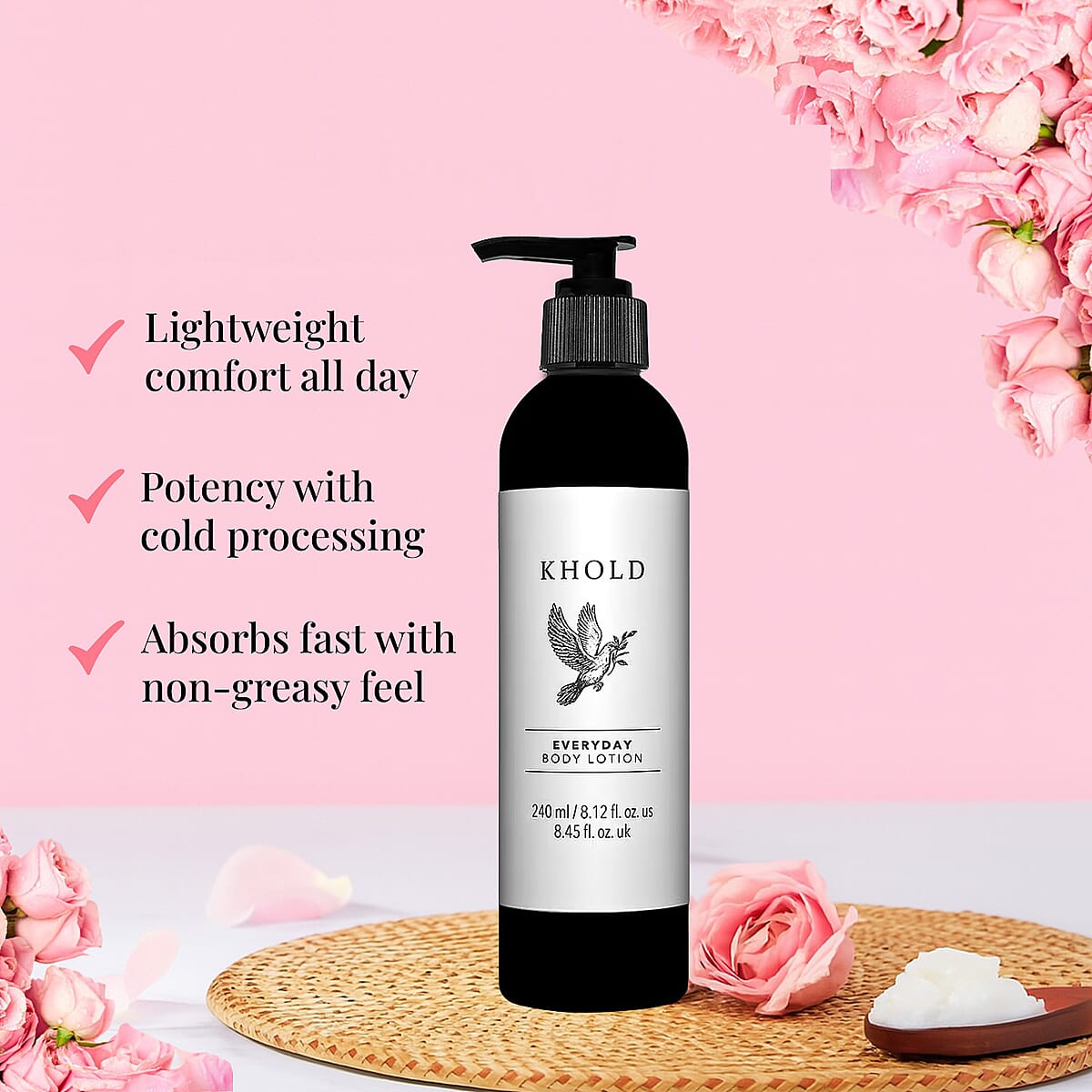 KHOLD Everyday Body Lotion (8.45oz) image number 3