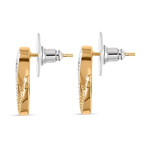 EverTrue Yellow Diamond (IR) Accent Fancy Earrings in 18K YG Plated and Platinum Bond