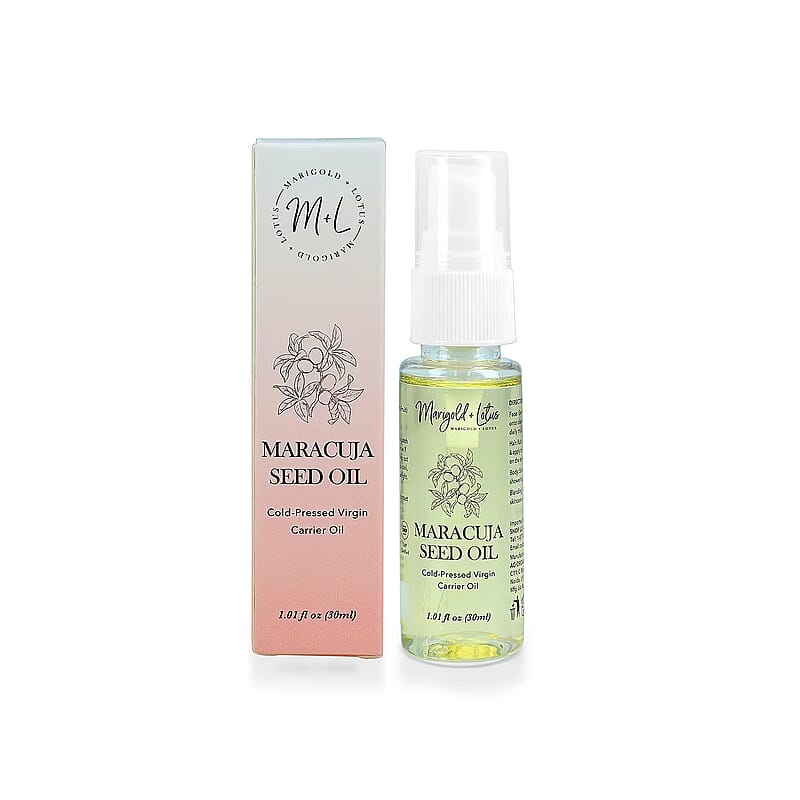 Marigold + Lotus Cold-Pressed Virgin Carrier Maracuja Oil (1.01oz)