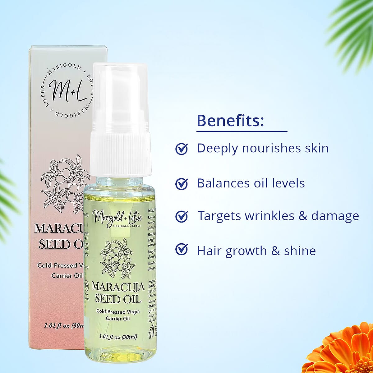 Marigold and Lotus Maracuja Oil - 30 ml image number 2
