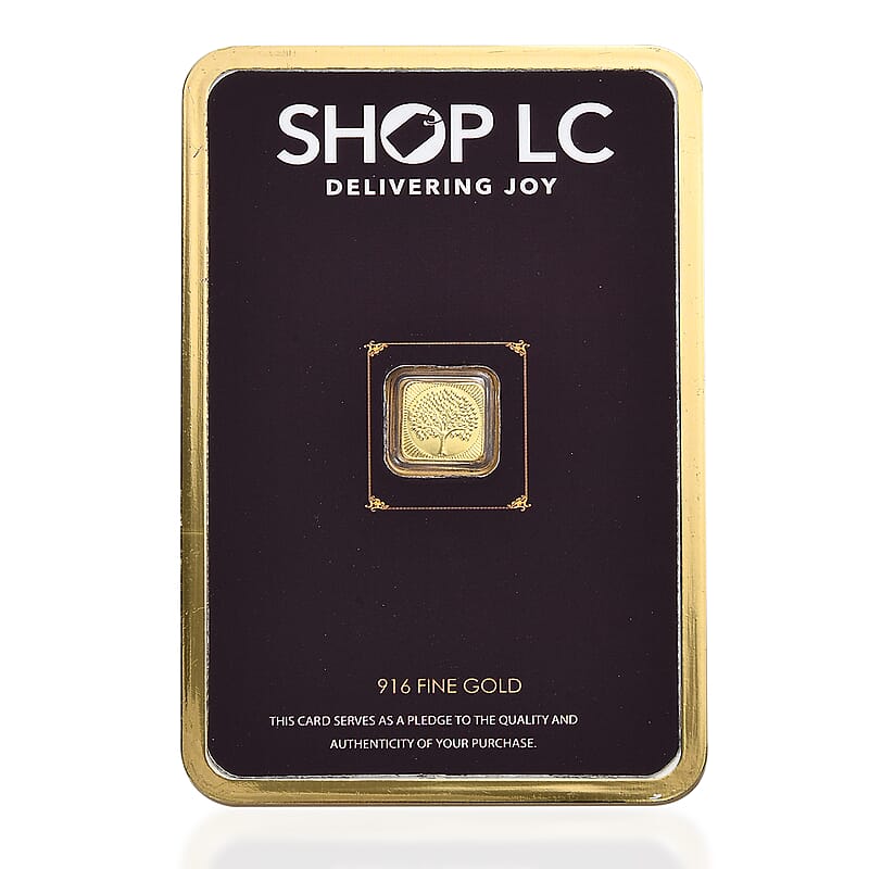 22K Yellow Golden Tree of the Life Emboss Sheet 25mg