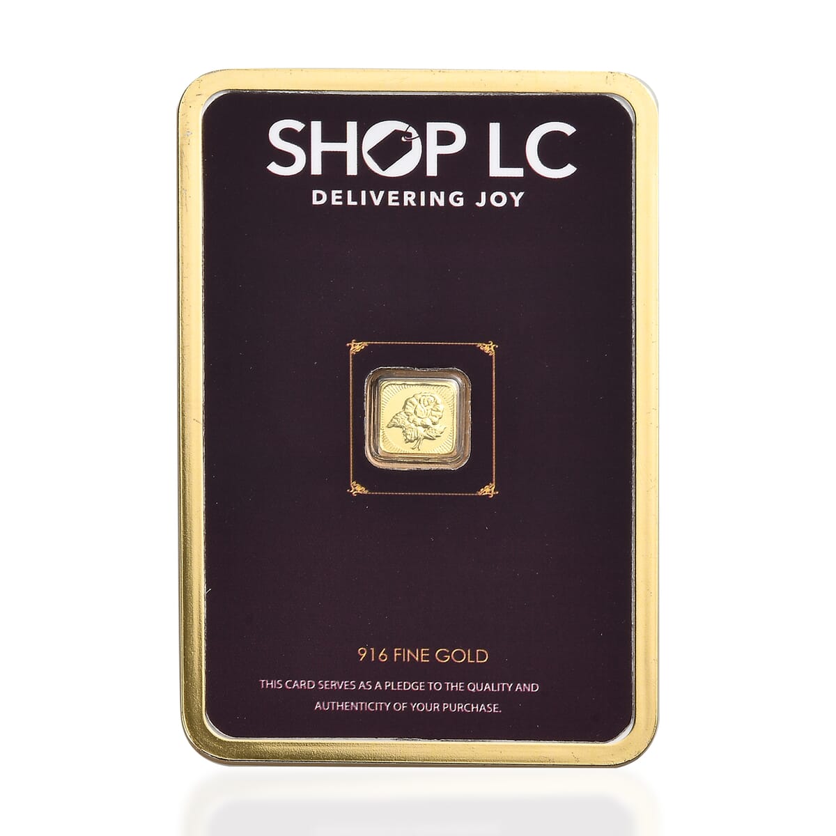 22K Yellow Gold Rose Flower Emboss Sheet image number 0