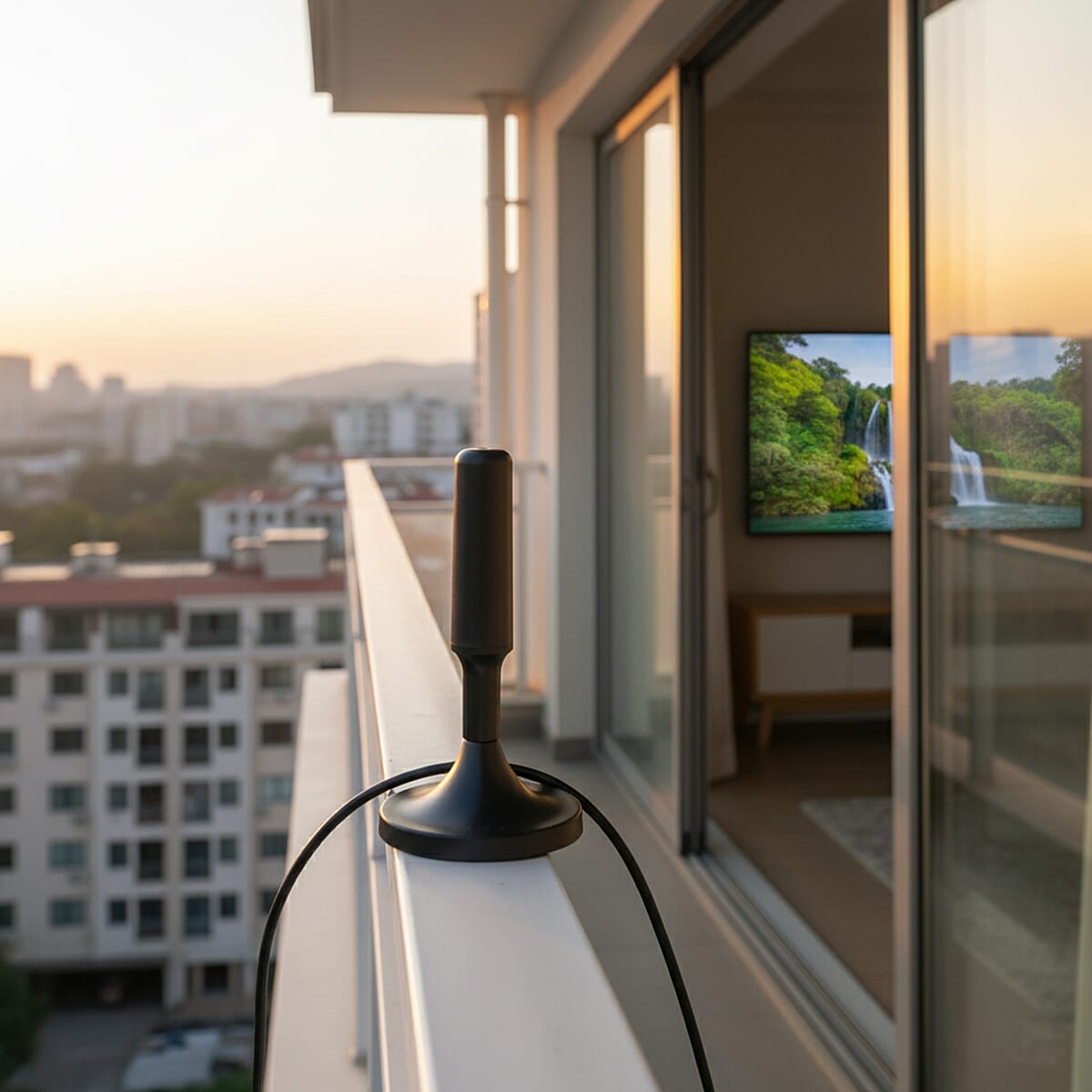 Livmore 4K Digital HDTV Antenna (Support - 4K 1080P VHF UHF TV Channels) image number 1