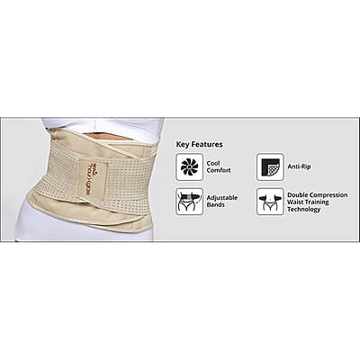 GENIE Hourglass Waist Training and Posture Belt (Nude) - 1X/2X