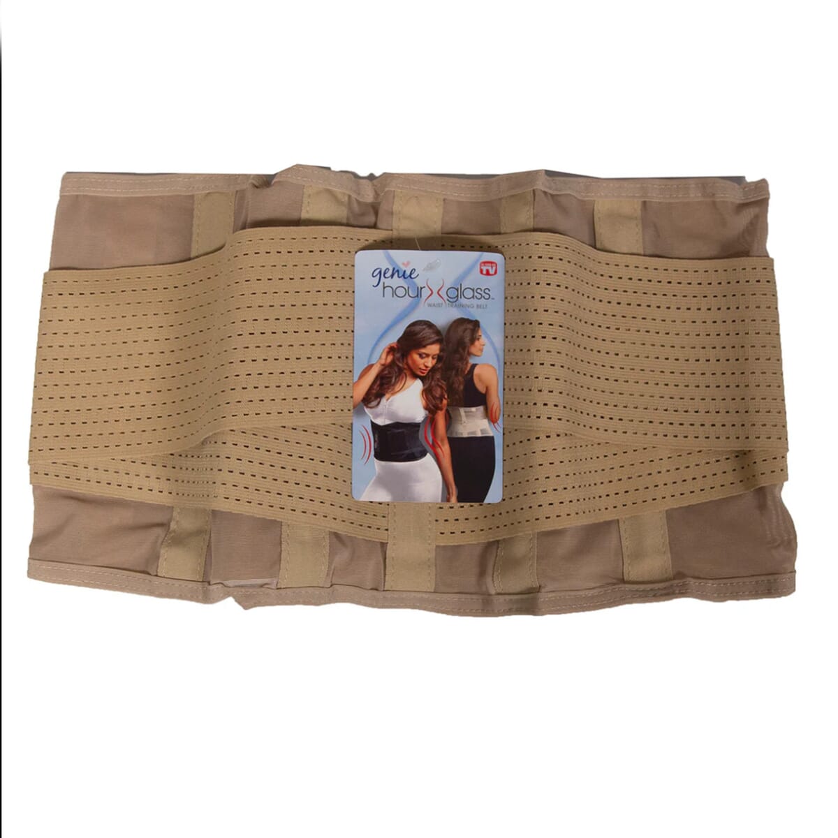 GENIE Hourglass Waist Training and Posture Belt (Nude) - 3X/4X (Ships in 5-7 Business Days)  image number 1