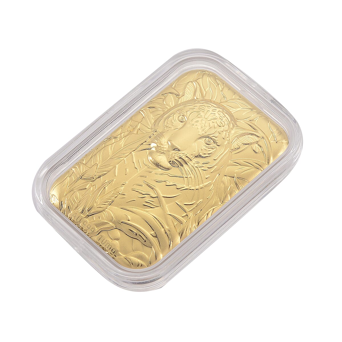 24K Yellow Golden Regal Tiger Emboss Sheet 10mg (Del. in 7-10 Days) image number 2