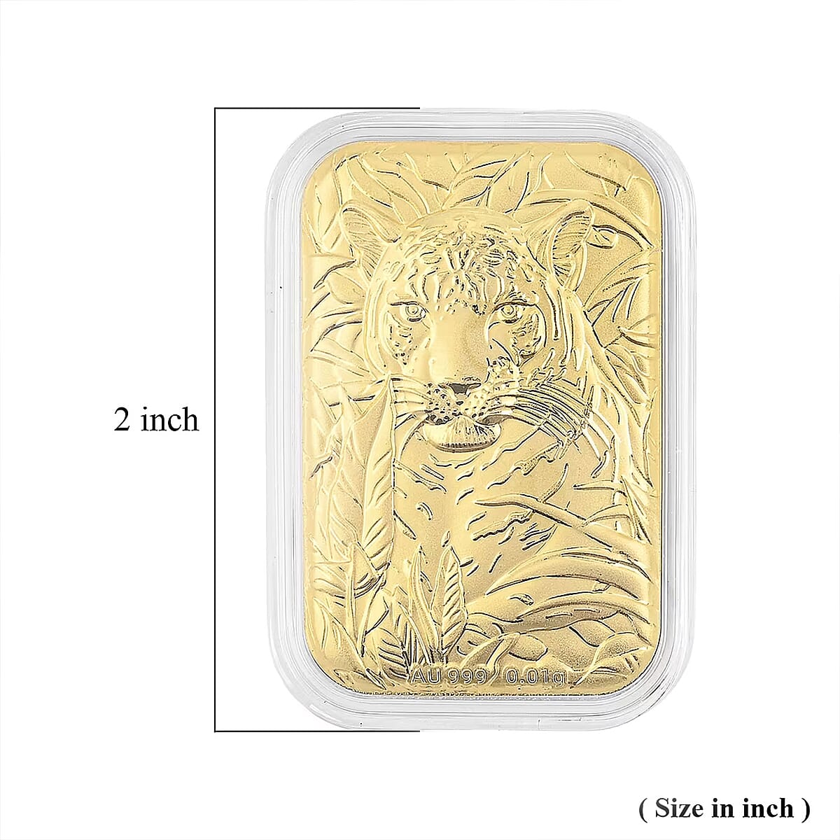 24K Yellow Golden Regal Tiger Emboss Sheet 10mg (Del. in 7-10 Days) image number 5
