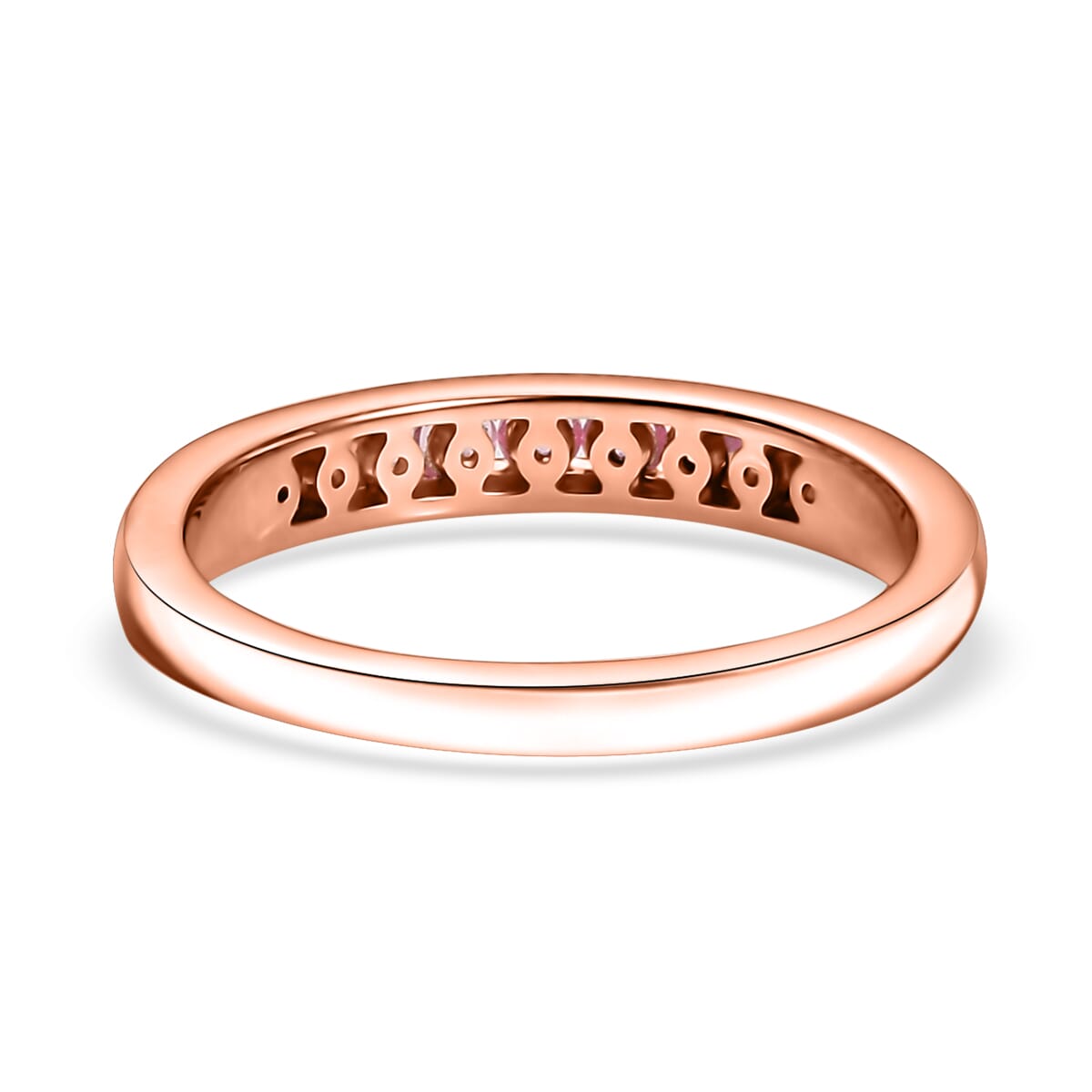 D’Joy Mahenge Spinel Ring in 18K Vermeil RG Over Sterling Silver (Size 10.0) 0.40 ctw image number 4