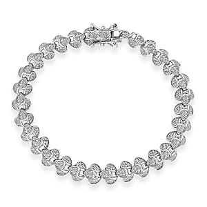 EverTrue White Diamond Accent Bracelet in Platinum Bond (7.25 In)